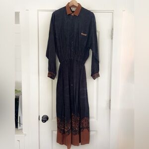 Together 90s Floral and Paisley Print along Dress - 4P